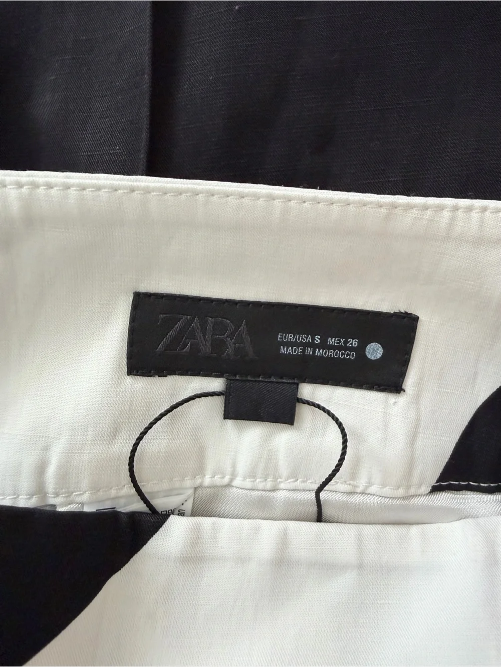 NEW Zara Polka Dot Wide Leg Pants Size Small